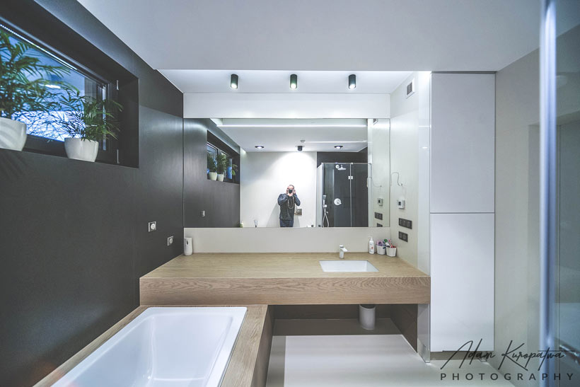 Realizacja projetu wnętrz łazienek w domu jednorodzinnym w Nowym Chechle img1