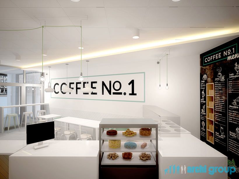 Projekt wnętrz kawiarni img6